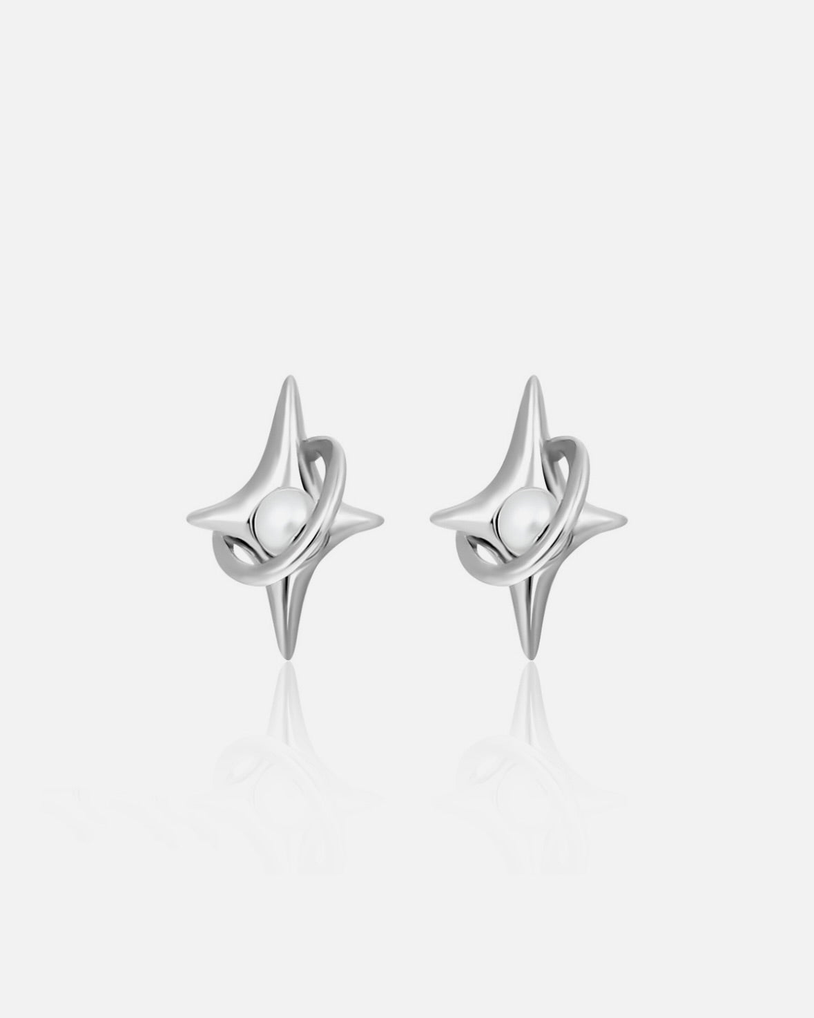 Pearl Star Earrings