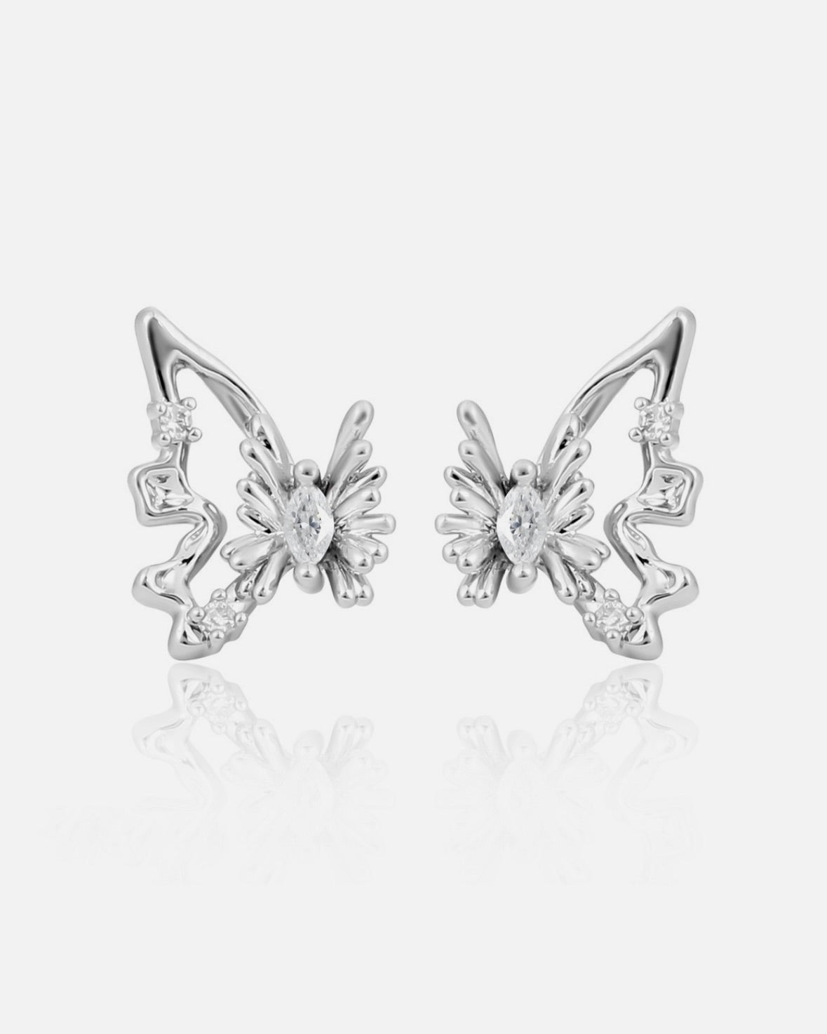 Irregular Butterfly Earrings