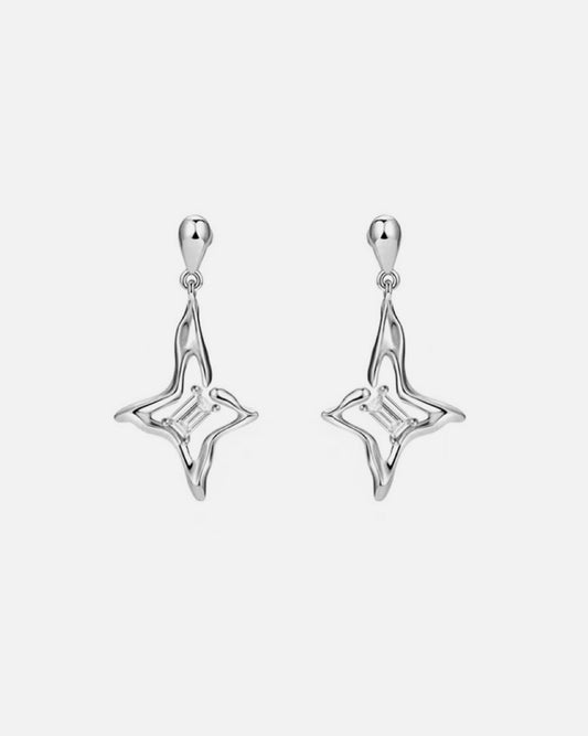 Lava Star Earrings