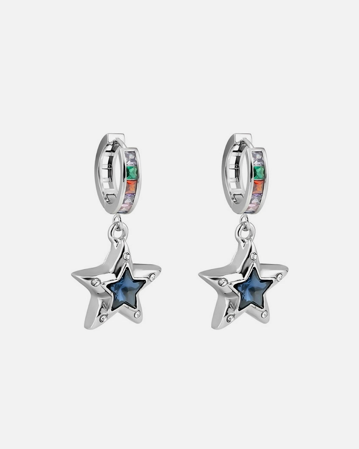 Blue Star Earrings