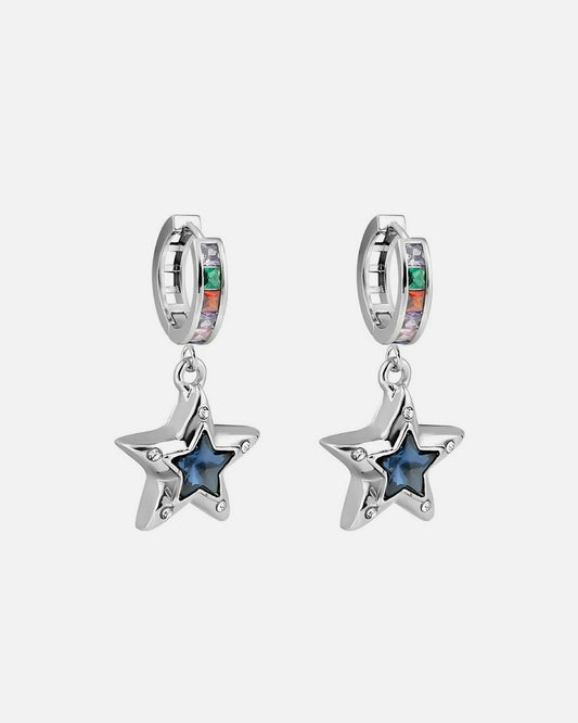 Blue Star Earrings