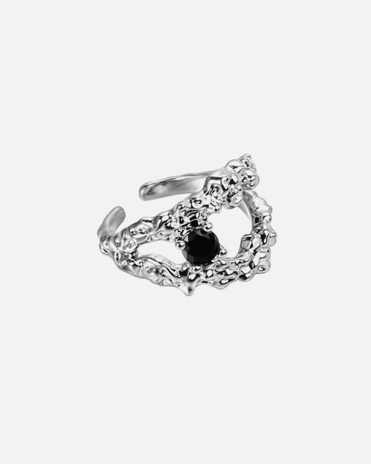 Black Gemstone Ring